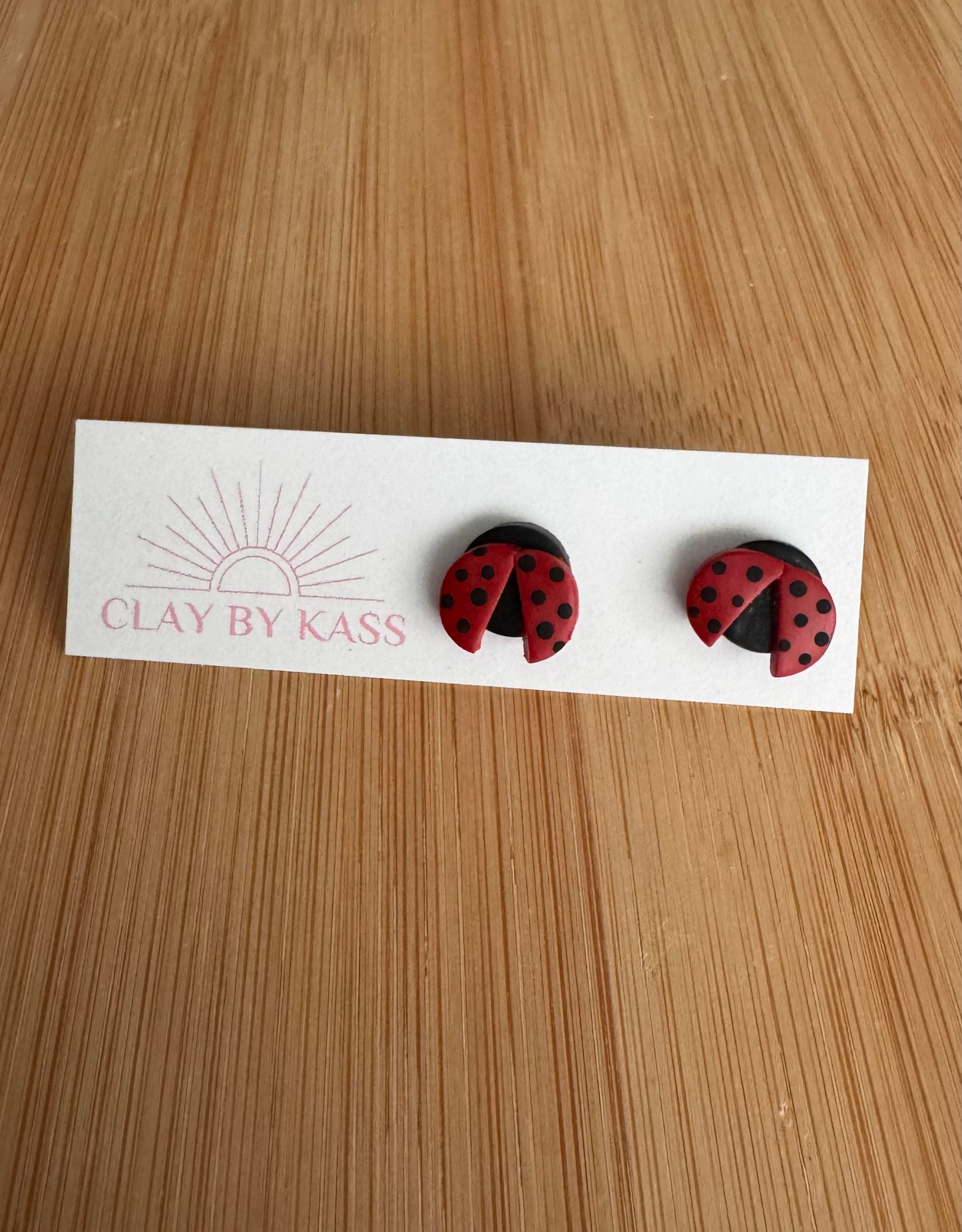 Ladybug Studs