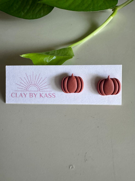 Mini Pumpkin Studs