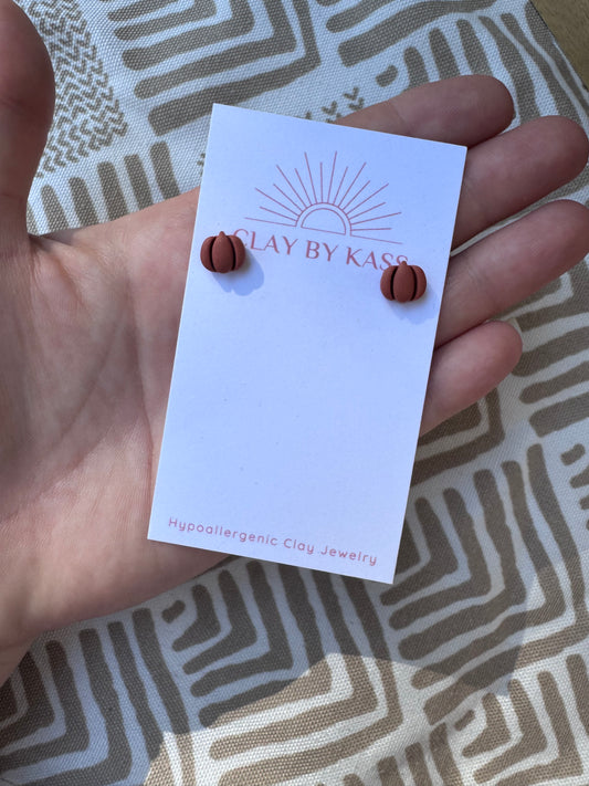 Mini Pumpkin Studs