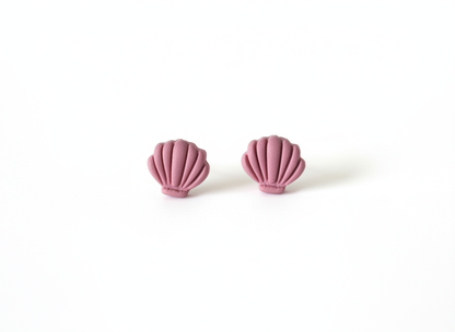 Scallop Shell Studs