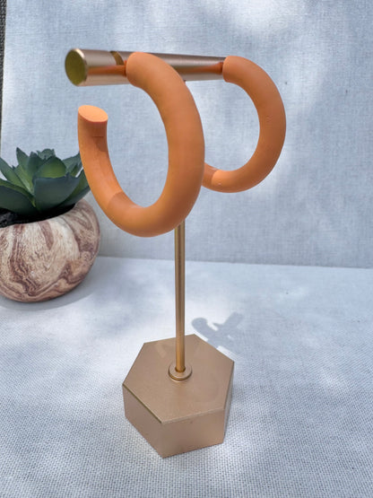 Tangerine Sunset Hoops