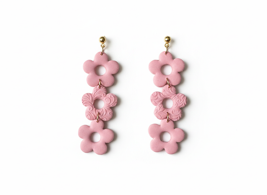 Blush Stacked Flowers