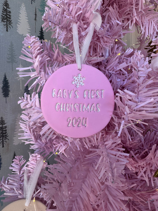 Baby’s First Christmas Ornament 2024