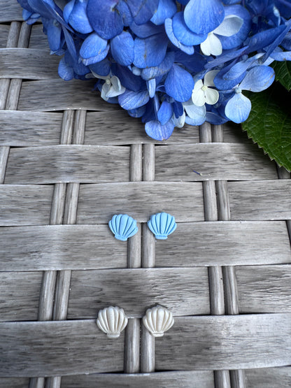 Scallop Shell Studs