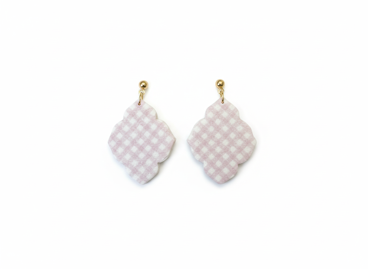 Soft Blush Gingham